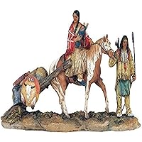 StealStreet SS-G-11392 Native American Family Collectible Indian Figurine Sculpture Statue