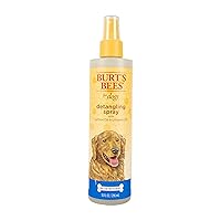 Natural Detangling Spray With Lemon and Linseed | Dog and Puppy Fur Detangler Spray to Comb Through Knots, Mats, and Tangles- Made in the USA, 10 Ounces