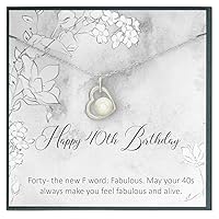 40 Year Old Birthday Gift for Women Wife 40 Birthday Gift Ideas Birthday Gifts for Mom Birthday Necklace