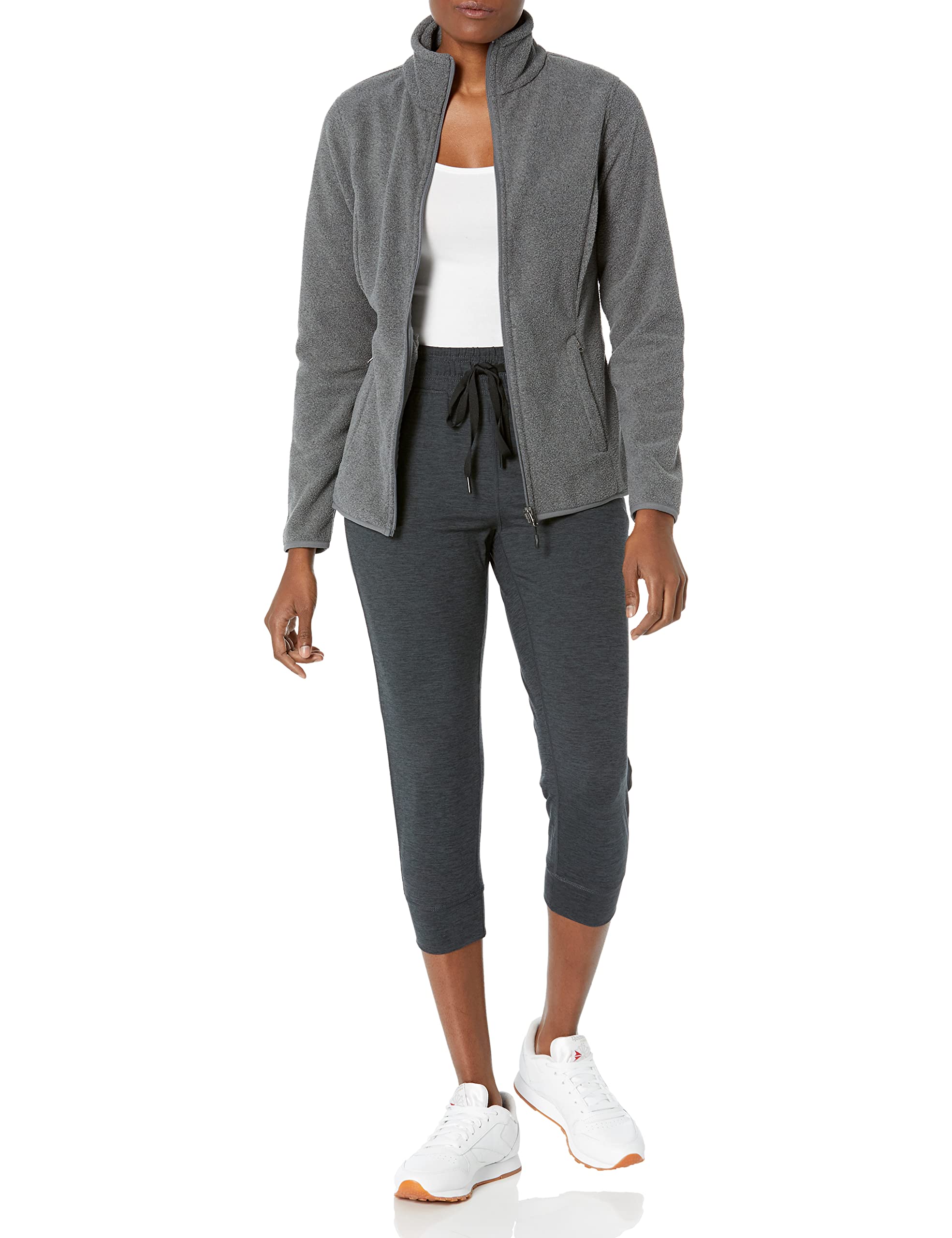 Amazon Essentials Women's Classic-Fit Long-Sleeve Full-Zip Polar Soft Fleece Jacket