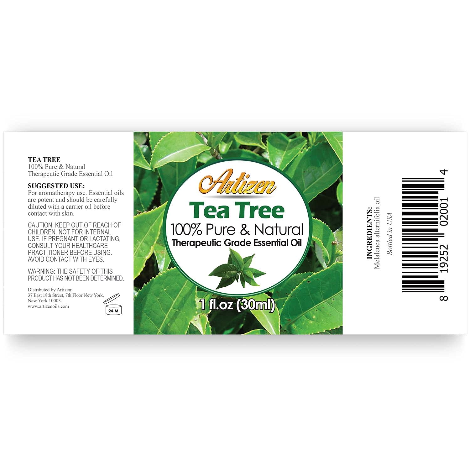 Artizen 30ml Oils - Tea Tree Essential Oil - 1 Fluid Ounce
