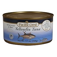 Pacific Crest Chunk Light Yellowfin Tuna, 12-Ounce (Pack of 24)