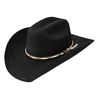 RESISTOL 4X Black Amarillo Sky 4 1/8in Brim Wool Hat