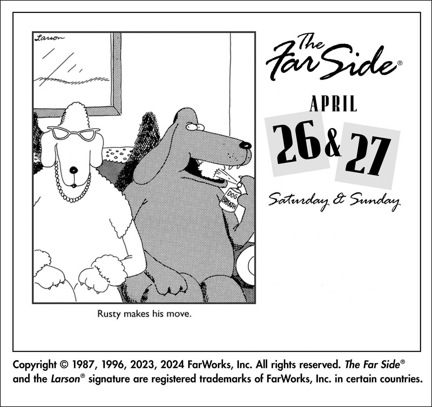 The Far Side® 2025 Off-the-Wall Day-to-Day Calendar