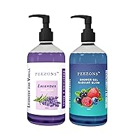 Combo Of Lavender Body Wash And Radiant Glow Shower Gel For Soft And Smooth Skin (300 ML) - PZ-24