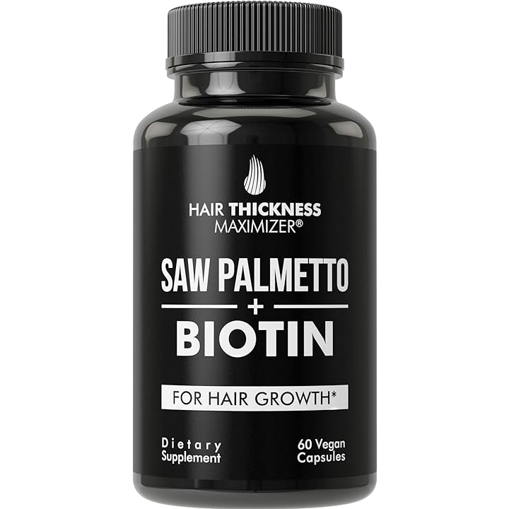 Mua Saw Palmetto + Biotin Advanced 2-in-1 Combo for Hair Growth. Vegan  Capsules Supplement with Natural Saw Palmetto Extract + 10000mcg Biotin.  Hair Loss and Regrowth Pills for Men and Women. DHT