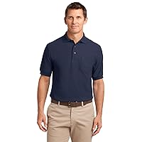 Port Authority K500LSP L-Sleeve Silk Touch Polo with Pocket