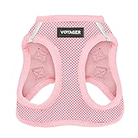 Voyager Step-in Air Dog Harness - All Weather Mesh Step in Vest Harness for Small and Medium Dogs by Best Pet Supplies - Harness (Pink), X-Large, 207T-PKW-XL