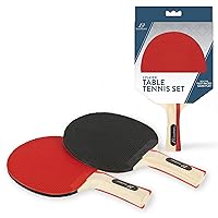 EastPoint Sports 2 Player Table Tennis Paddle Set - Includes 2 Pip-Out Ping Pong Paddles