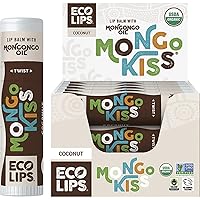 Mongo Kiss® Coconut Organic Lip Balm, 0.25 oz. - 3 Pack!