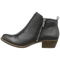 Lucky Brand Women's Basels Ankle Bootie, Black, 5