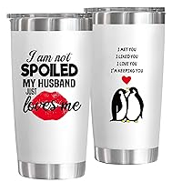 Mothers Day Gifts For Wife from Husband-Stainless Steel 20oz Couple Tumbler-Mothers Day Wedding Anniversary Romantic I Love You Gifts for Her