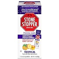Moonstone Kidney Stone Stopper Drink Mix Tropical Flavor, Outperforms Chanca Piedra & Kidney Support Supplements, Developed by Urologists to Prevent Kidney Stones and Improve Hydration, 7 Day Supply