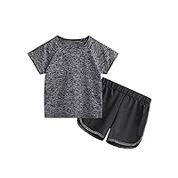 Kids Boys Soccer Jersey and Shorts Set Training Uniforms Children Boys Girls Quick Dry Sports Shirt Shorts Activewear