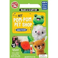 KLUTZ My Pom-Pom Pet Shop Craft Kit , Green Medium
