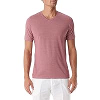 Men's Capri V-Neck Shirt - Color Rose