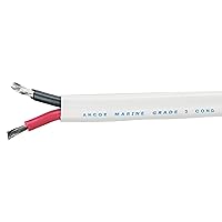ANCOR MARINE GRADE 121350 Duplex Cable, 12/2 AWG (2 x 3mm2), Flat - 500ft
