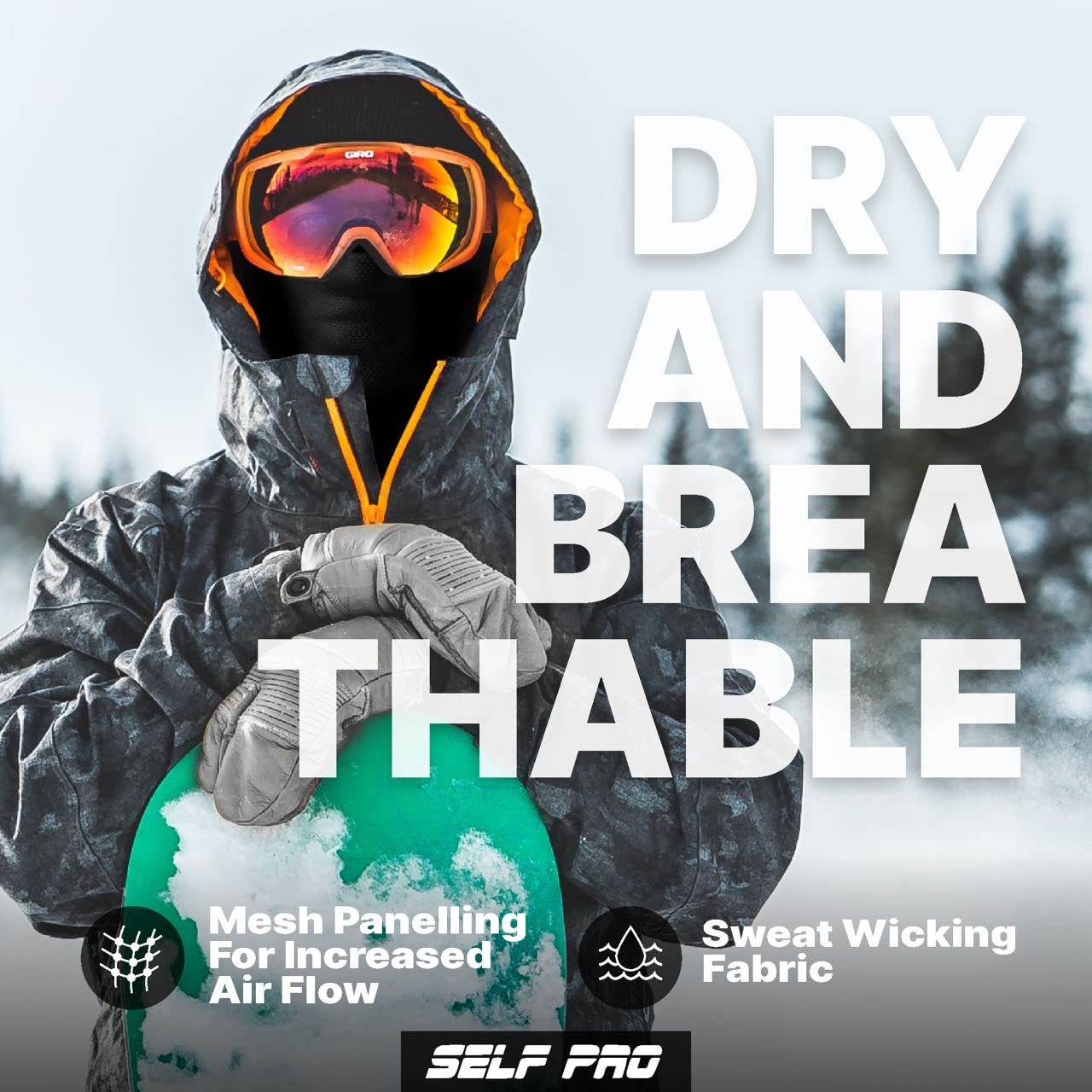 Ski Mask for Men Women Balaclava Windproof Cold Weather Full Face Masks Neck Warmer or Tactical Balaclava