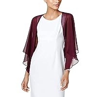S.L. Fashions Women's Multi-wear Sheer Chiffon Shawl for Evening Dress