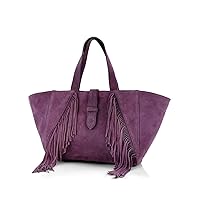 Purple Suede Leather Bag (PT2152HB056)