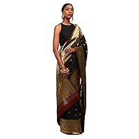 Elina fashion Women Sarees Banarasi Kanjivaram Silk Woven with Unstitched Blouse