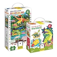 Dinosaur Puzzles Bundle for Kids Ages 3-6 Years