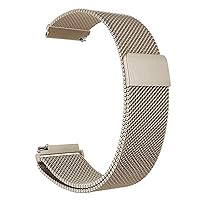 Men's Watchbands General Quick Release Watch Strap Magnetic Closure Stainless Steel Watch Band Replacement Strap 14mm 16mm 18mm 20mm 22mm 24mm 23mm (Color : Retro Gold)