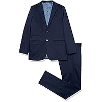 Isaac Mizrahi Slim Fit Boy's Solid Cotton Stretch Suit