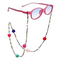 Cherish Intelligence Colorful Eyeglass Chains for Kids Women, Reading Glasses Strap Necklace Sunglass Holder 123
