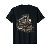 Train Vintage Locomotive Model Railroad Train Lover T-Shirt