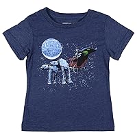 Star Wars Infant & Toddler Boys Blue Darth Vader Christmas Sled T-Shirt