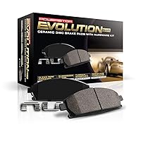 Power Stop 17-1378, Z17 Front Ceramic Brake Pads with Hardware