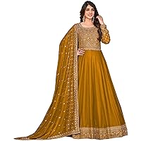 Indian Pakistani Ready to Wear Designer Salwar Kameez Sewn Long Anarkali Gown Suits