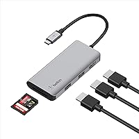 Belkin USB-C Hub, 5-in-1 MultiPort USB-C Docking Station for MacBook & Windows w/ 4K HDMI 1.4, 2x USB-A 3.1, SD 3.0, & Micro SD 3.0, & 5Gbps Data Transfer for Home, Office, & Travel, PVC002