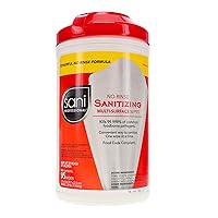 Sani Professional Table Turners No-Rinse Sanitizing Wipes, 18 Oz, 95 Count (Pack of 6)
