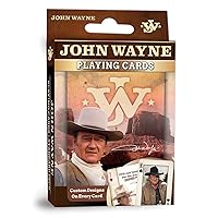 MasterPieces Family Games - John Wayne Playing Cards - Officially Licensed Playing Card Deck for Adults, Kids, and Family
