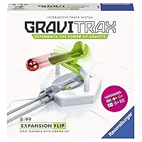 Ravensburger 26155 GraviTrax Flip Expansion Interactive Ball Track System - Limitless Building and Play Fun and Cool Indoor Toy from 8 Years