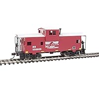 HO Scale Model Norfolk Southern Vision Caboose, Red/White