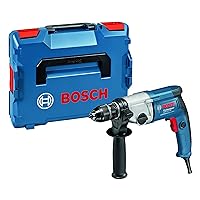 Bosch Professional Bohrmaschine GBM 13-2 RE (Leistung 750 Watt, inkl. Schnellspannbohrfutter 13 mm, Zusatzhandgriff, Tiefenanschlag 210 mm, L-BOXX 102