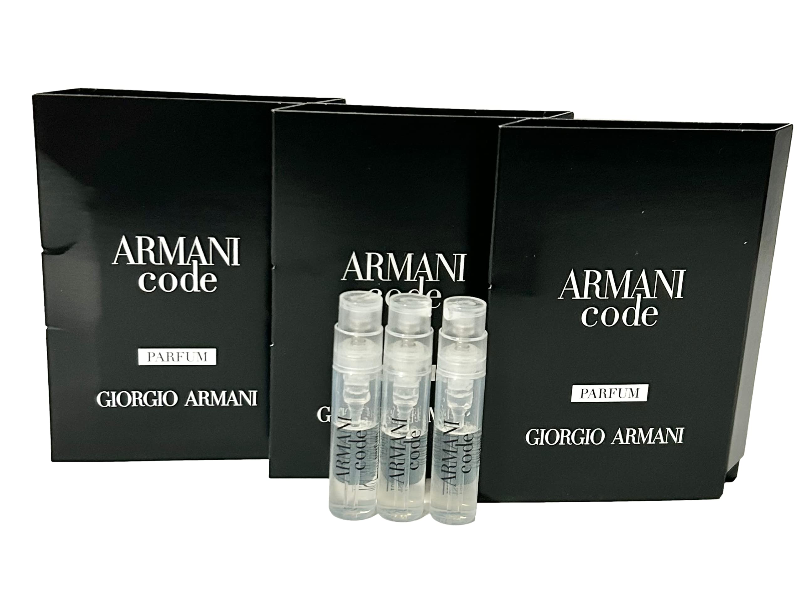 GIORGIO ARMANI Men ARMANI CODE PARFUM Sample Spray Perfume 1.2ml /.04 oz - 3 PCS set