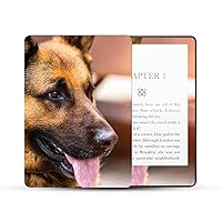MightySkins Skin Compatible with Amazon Kindle Paperwhite 5 6.8-inch 11th Gen (2021) Full Wrap - German Shepherd | Protective, and Unique Vinyl Decal wrap Cover | Easy to Apply | Made in The USA