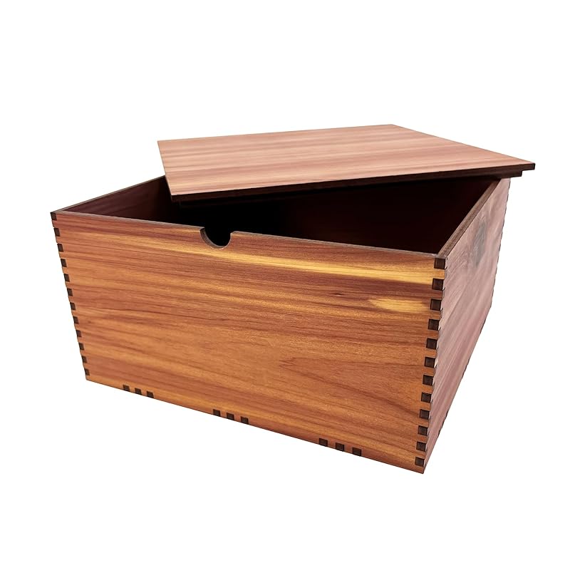 Gem Stones Teak Wood Box Decorative Boxes