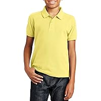 Short Sleeve Boy Polo Button Down Core Classic Pique Performacne Polo Tshirts for Boys Y100