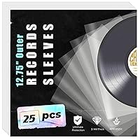 Vinyl Record Sleeves Inner and Outer, 12 Inch Vinyl Inner Sleeves & 12.75 Inch Vinyl Cover Sleeves, The Perfect Inner & Outer Sleeves Ensure Your LP Collection Receives The Best Protection