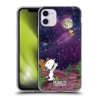 Head Case Designs Officially Licensed Peanuts Nebula Balloon Woodstock Snoopy Space Cowboy Soft Gel Case Compatible with Apple iPhone 11