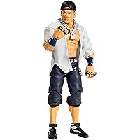 WWE John Cena Elite Series #76 Deluxe Action Figure with Realistic Facial Detailing, Iconic Ring Gear & Accessories