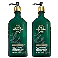 Bath and Body Works Stress Relief Eucalyptus Spearmint Gift Set of 2-6.5 Ounce Moisturizing Body Lotion with Shea Butter and Vitamin E