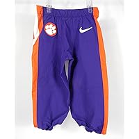 2016-17 Clemson Tigers Game Issued Pos Used Purple Pants Nike 28 043S - College Game Used