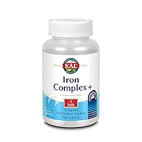 Kal 25 Mg Iron Complex Tablets, 100 Count