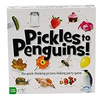 Outset Media - Pickles to Penguins Family Card Game - Quick Thinking, Crazy Picture Connection, Matching Game (Ages 8+)